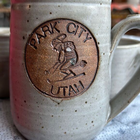 Clay Pen Pottery Park City Utah Coffee Mug, Soup Mug, Beer Mug - Picture 9 of 10